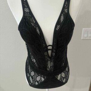 Becca Crochet Sexy & Chic One-Piece Swimsuit BRAND NEW WITH TAGS! [Sz. L]